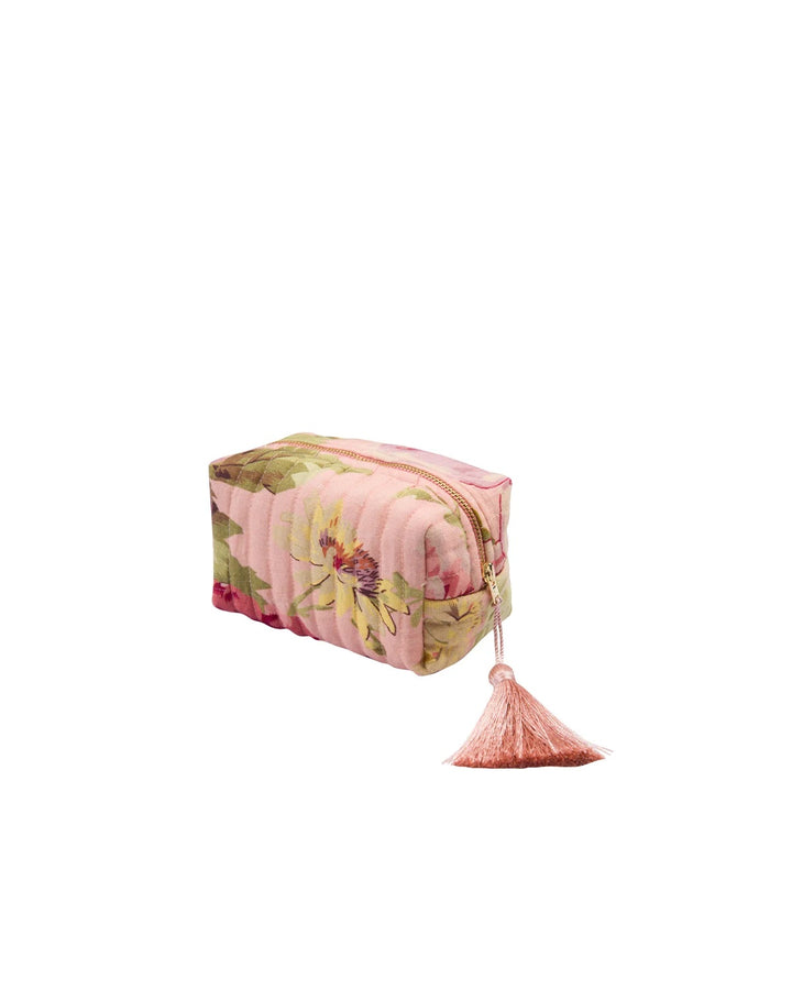 Makeup Bag Linen  Poppy Field