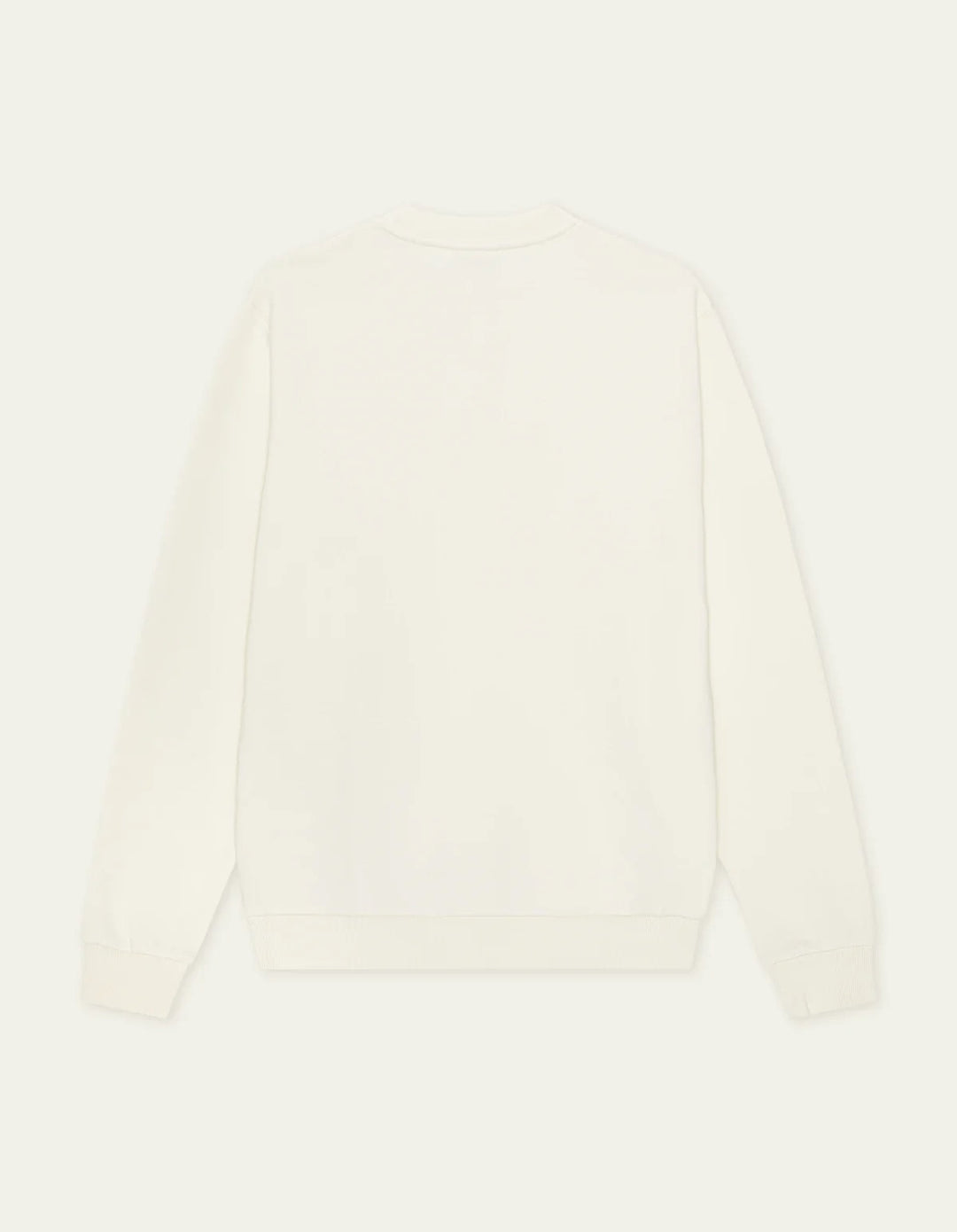 Signature Print Sweatshirt  Light Ivory