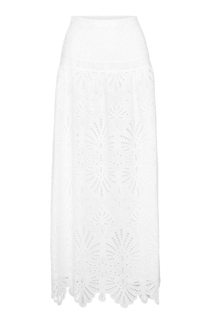 Vanina Maxi Skirt  White