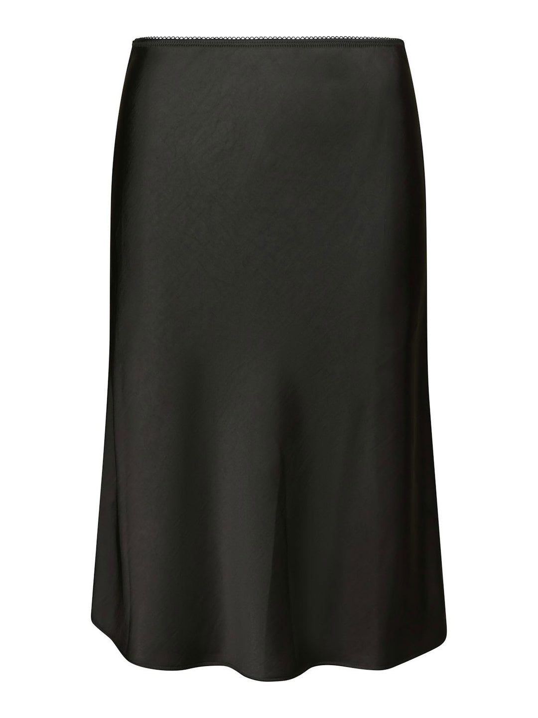 Mindie Heavy Sateen Skirt  Black