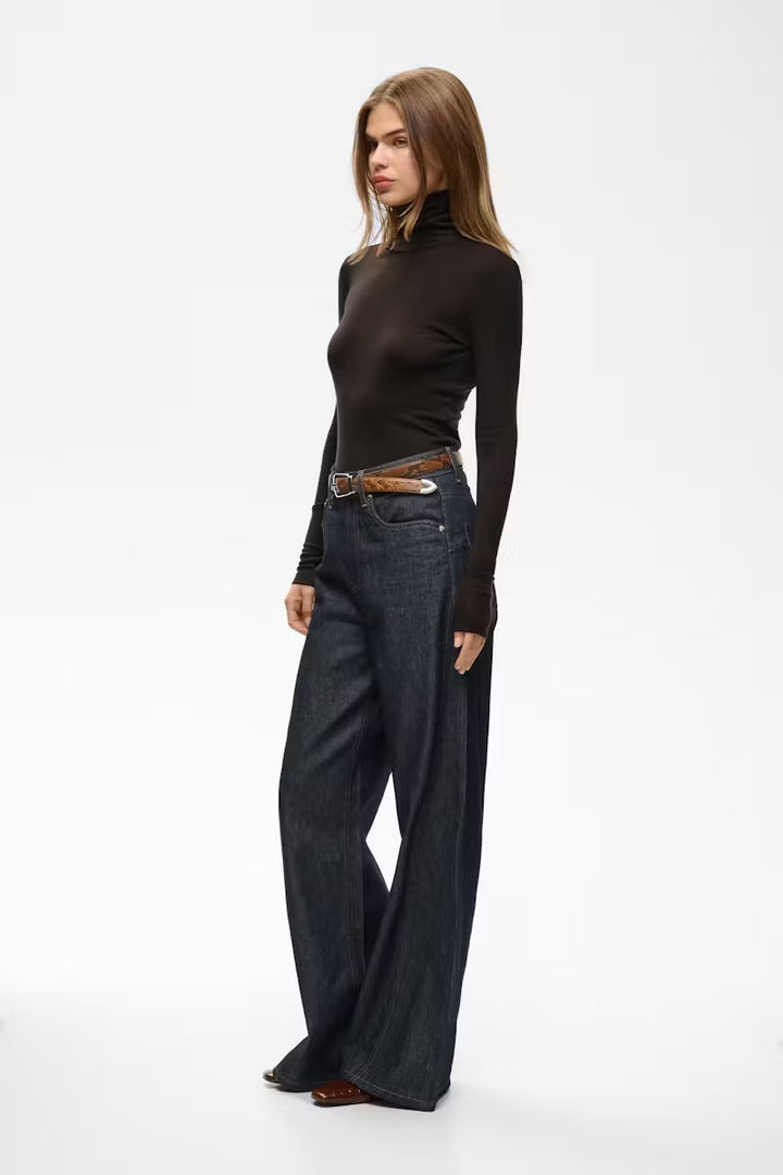 GZNINIA WOOL ROLL NECK  Chocolate Torte