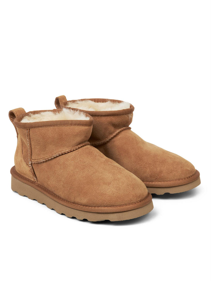 RHSydney Shearling short boots  Almond