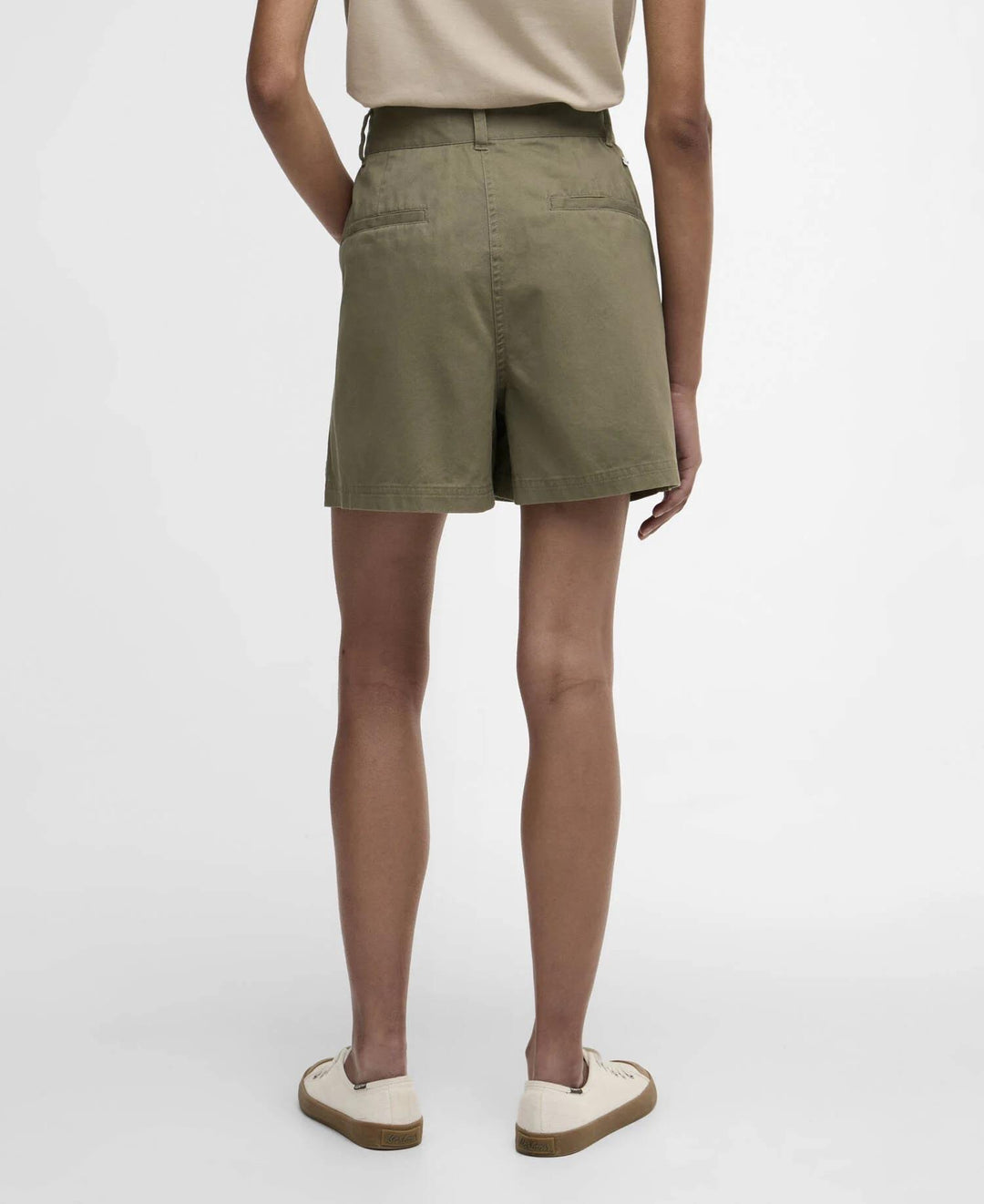 Barbour Fern Shorts  Dusky Green