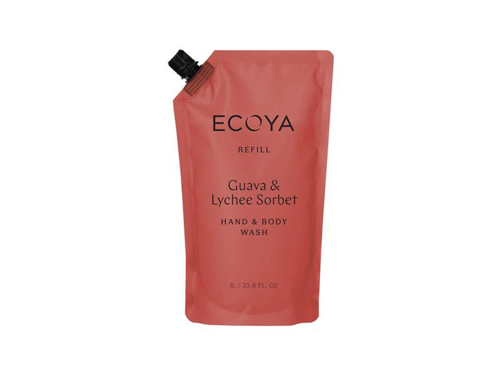 Refill Hand & Body Wash 1000ml  Guava & Lychee Sorbet