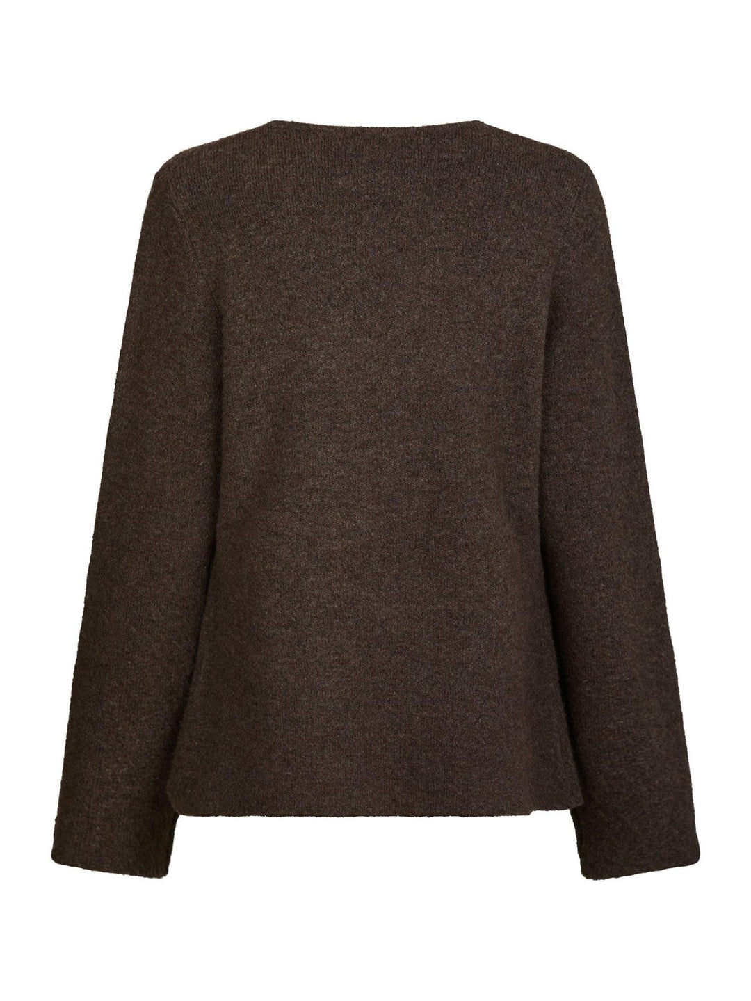 Marie Louise Knit Cardigan  Brown Melange