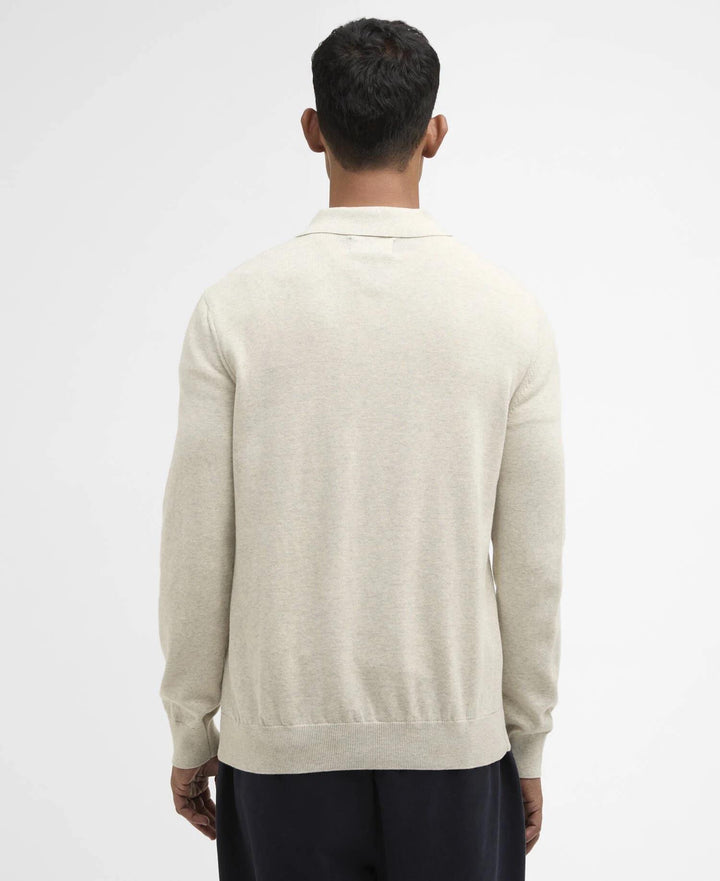 Barbour Pima Knit Polo  Neutral