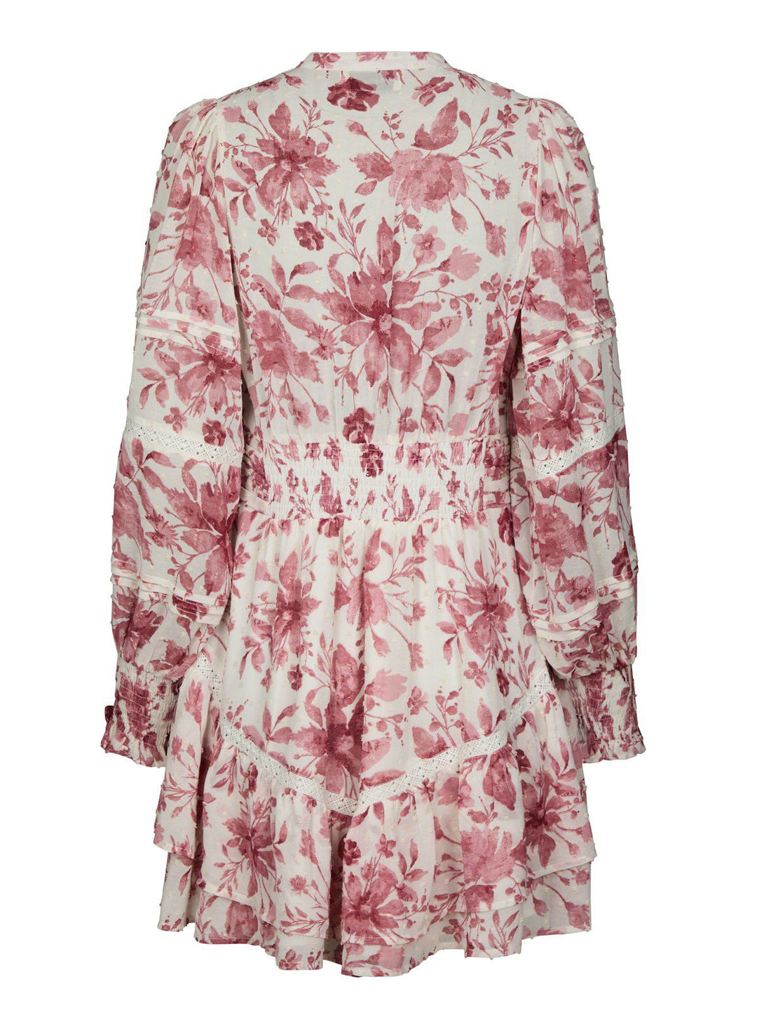 Roberta Flower Print Dress  Evening Rose