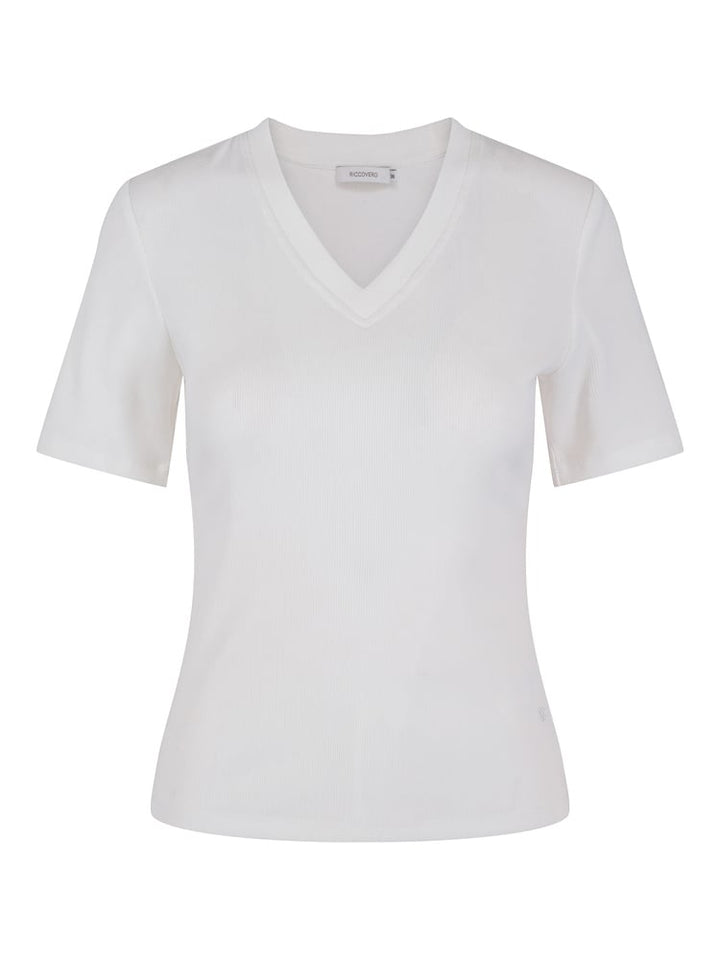 V-Neck Tee  White