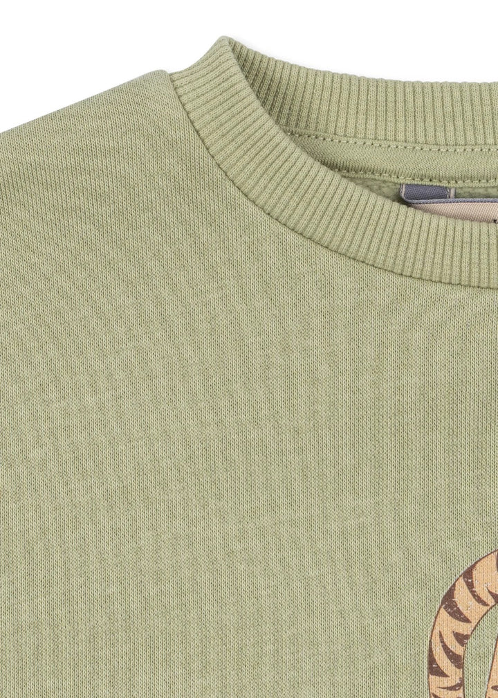 LOU SWEAT SHIRT GOTS  Sage