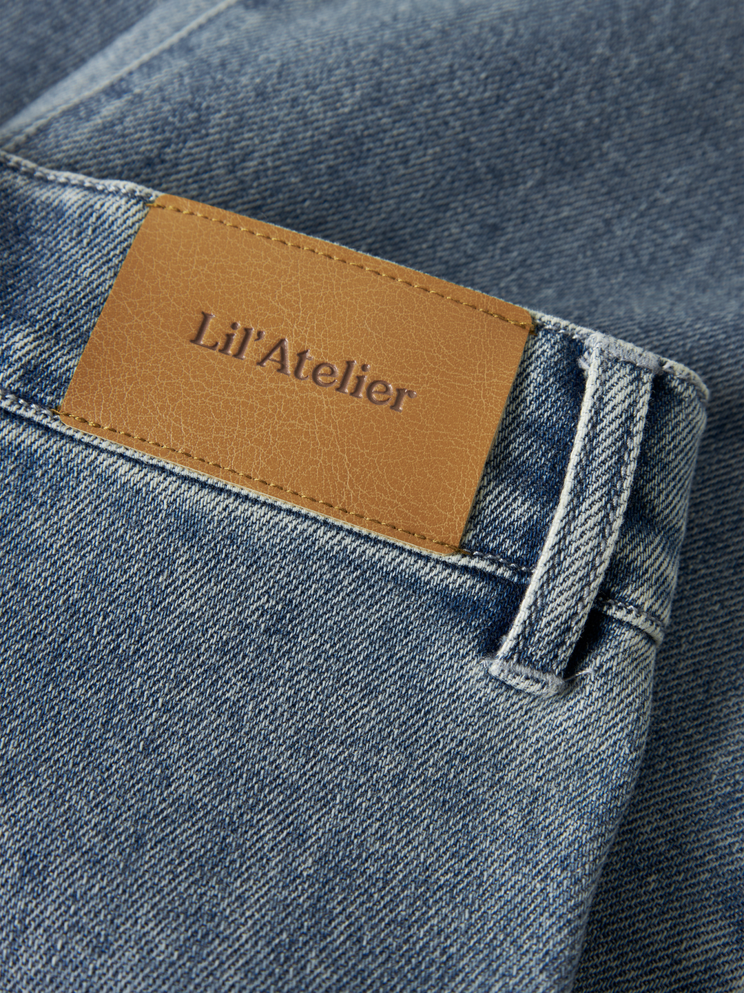 Damla Wide Ancel Jeans  Mellomblå