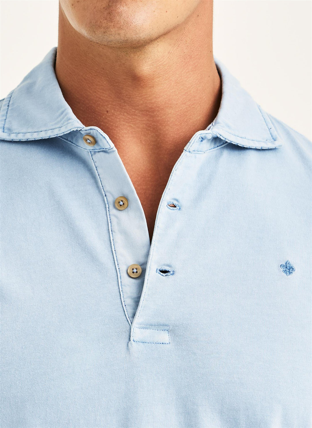 Harland LS Polo Shirt  Blue