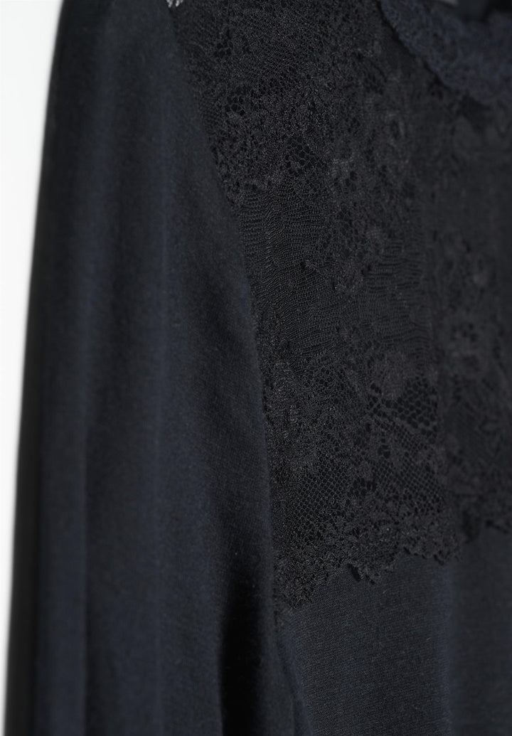 Oroblu Perfect Line Cashmere Lace Carré Long Sl.  Black