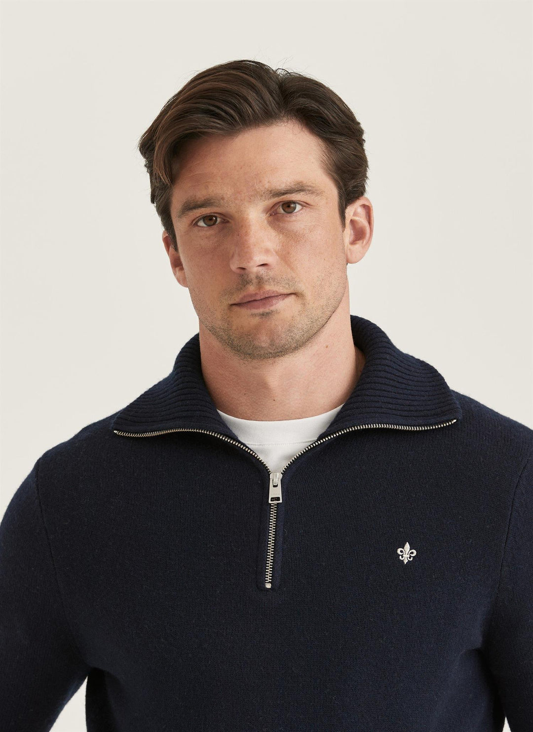 Hertford Half Zip  Navy