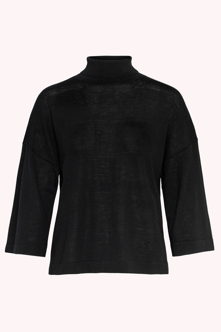 Tia Merino Knit  Black