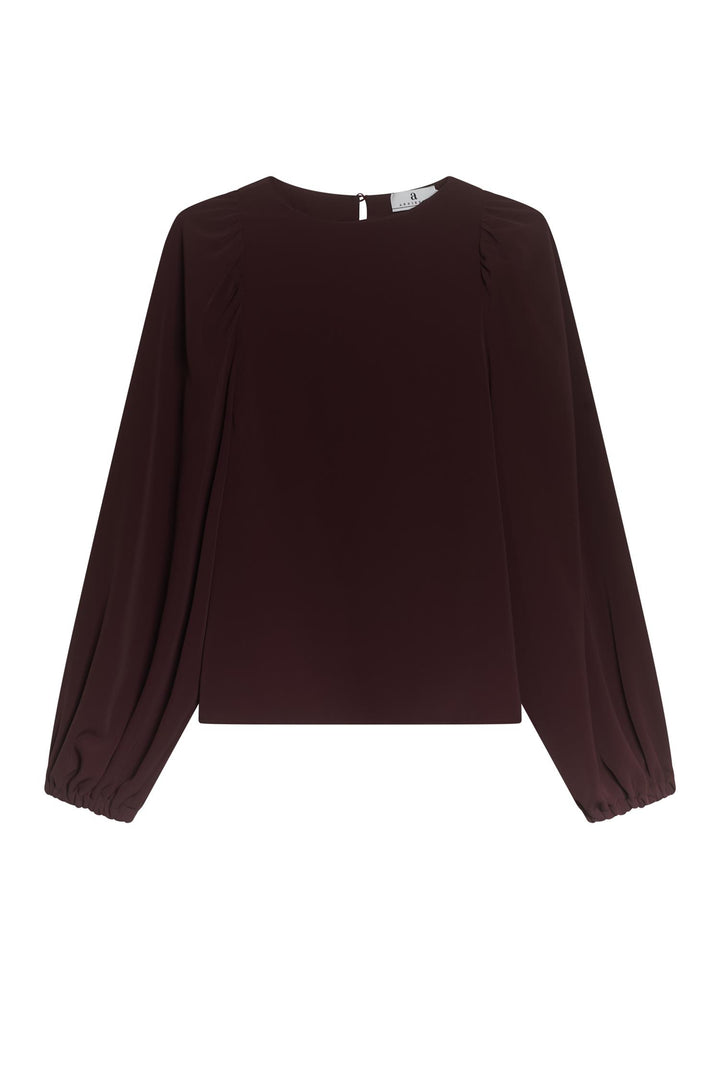 ASHI Crepe  Dk Burgundy