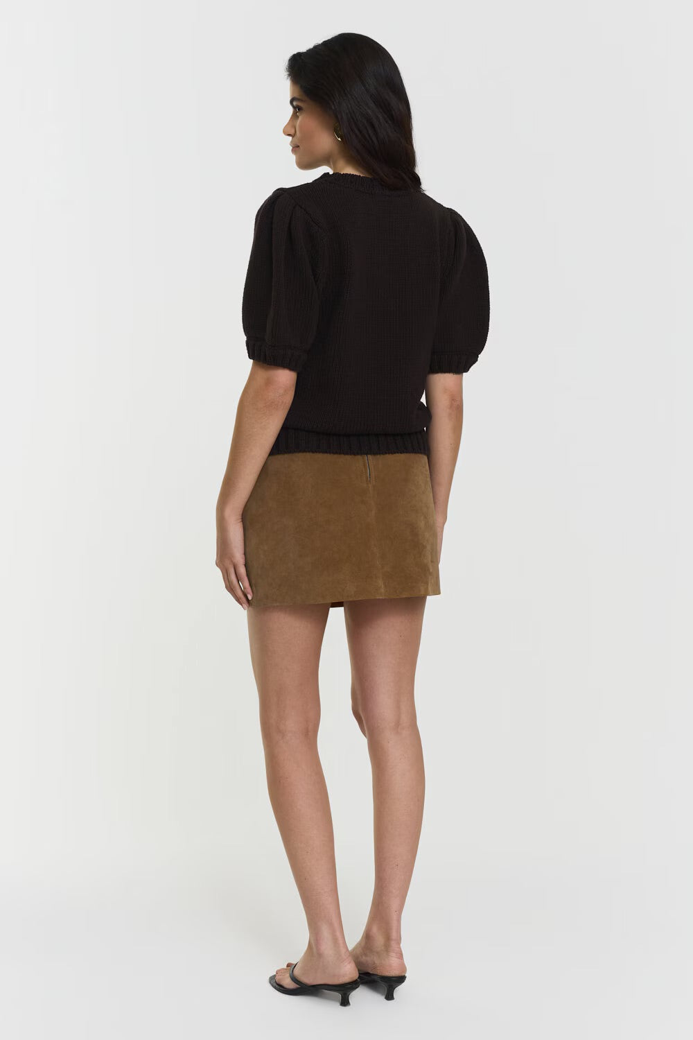 Iris knitted top  Brun