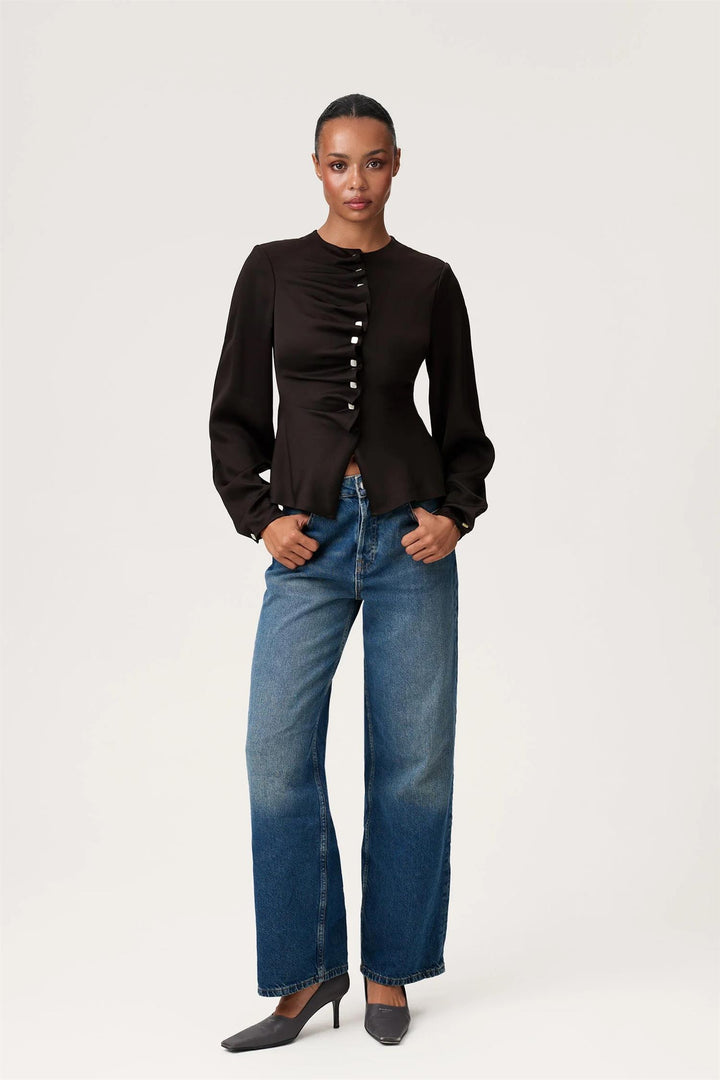 AROLLO BLOUSE  Espresso