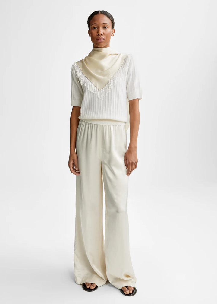 Molly Wool Cash Knit  White