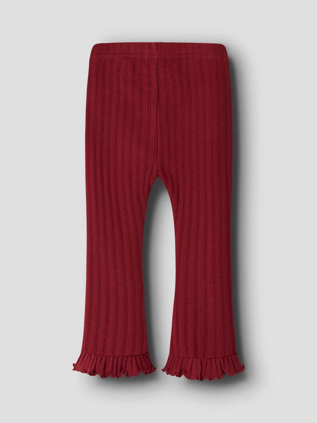 NMFRITA SIG BOOTCUT LEGGING LIL  Mellomrød