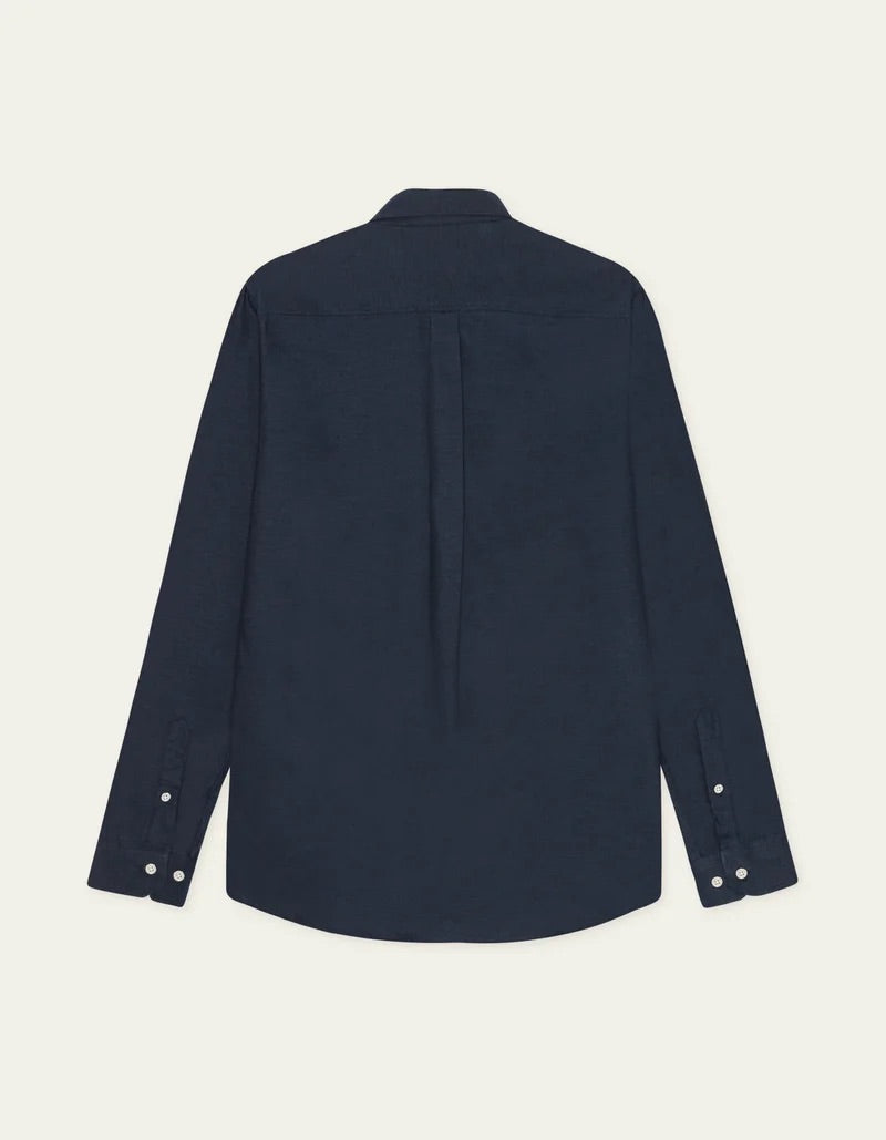 Soft Flannel Shirt  Dark Navy Blue