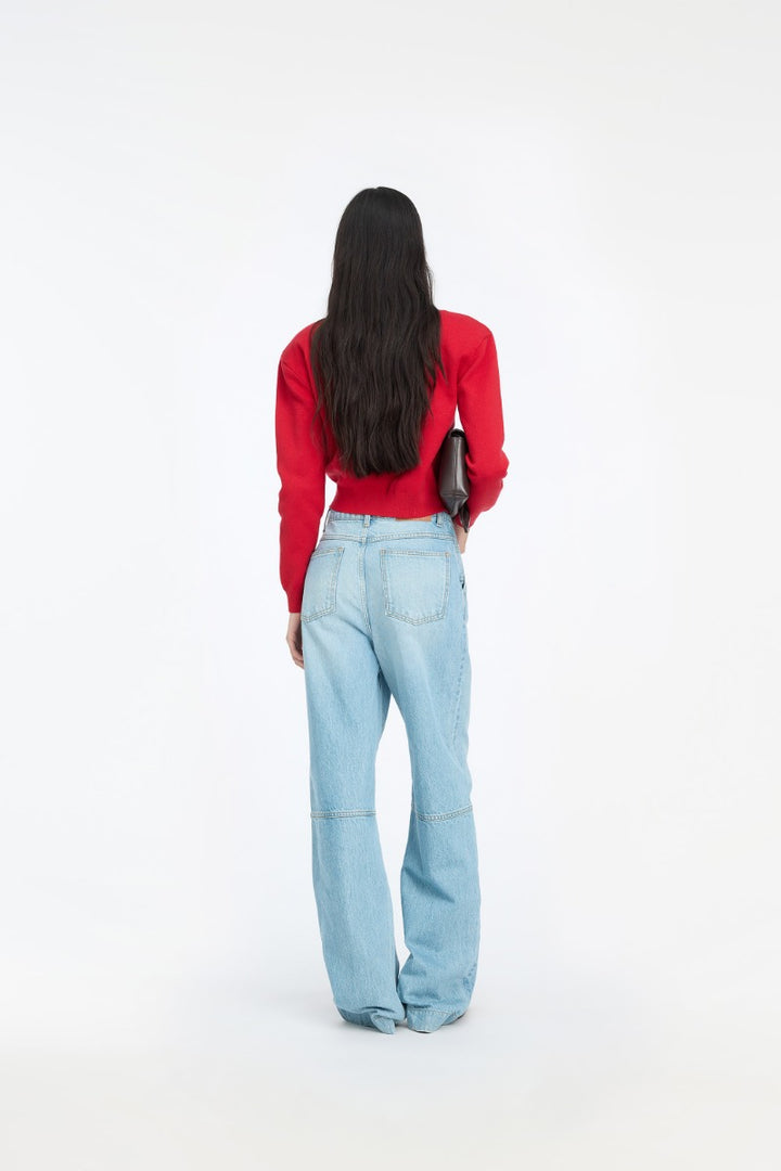 FIRM KNIT CARDIGAN  Scooter Red