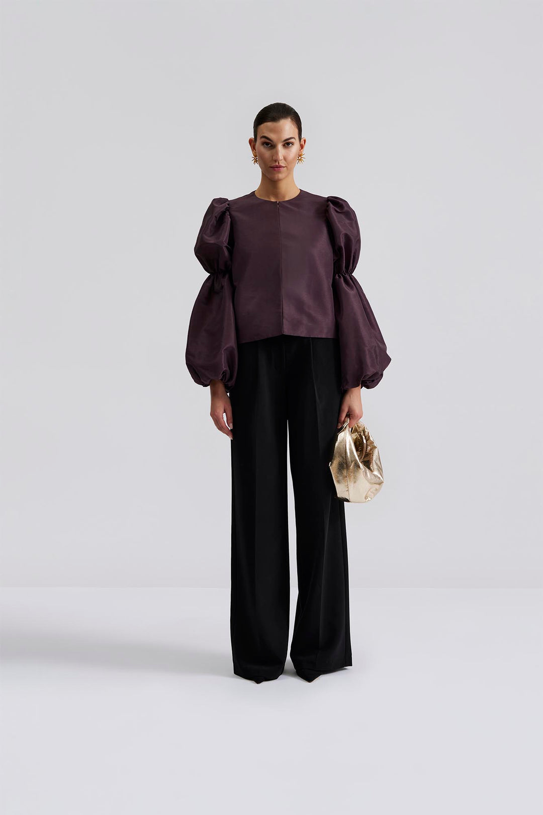 Zoey Blouse  Plum