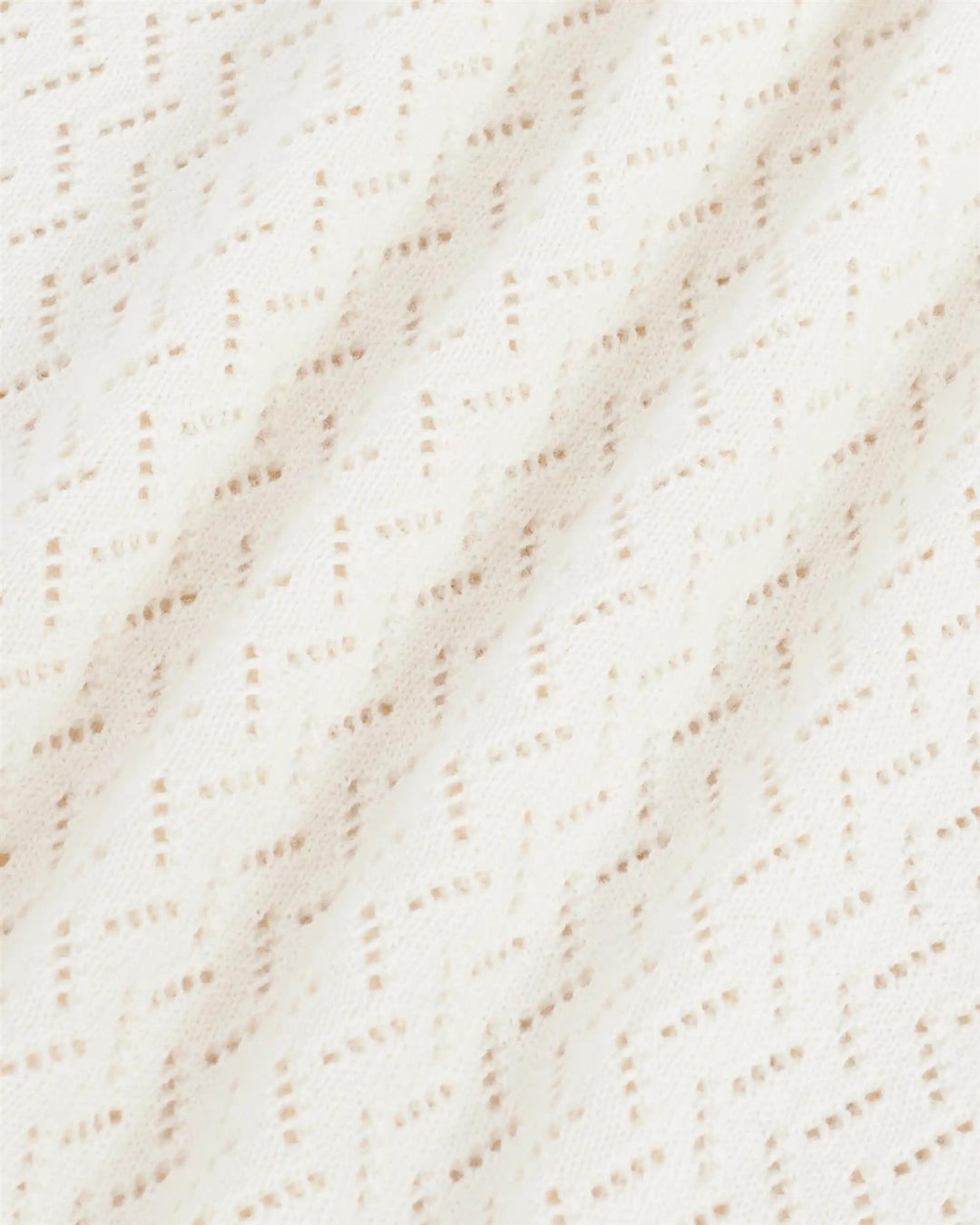 Polo Maille Ajouré D Mirior  Off White