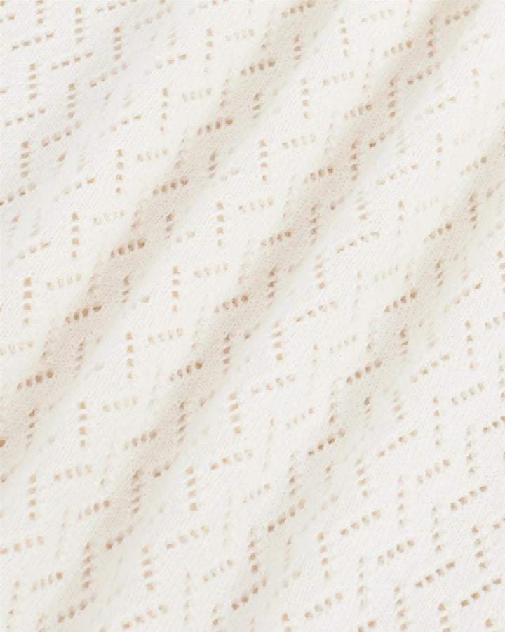 Polo Maille Ajouré D Mirior  Off White