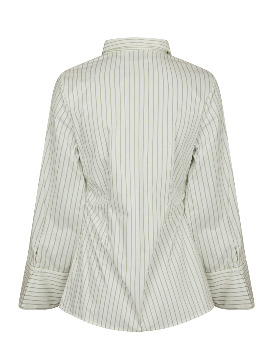 Caroli Stripe Shirt  Dusty Green