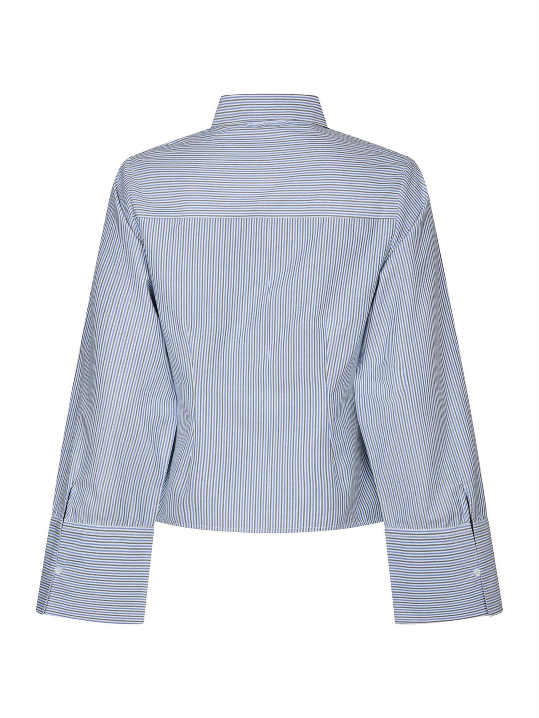 Rosa double Stripe Shirt  Light Blue