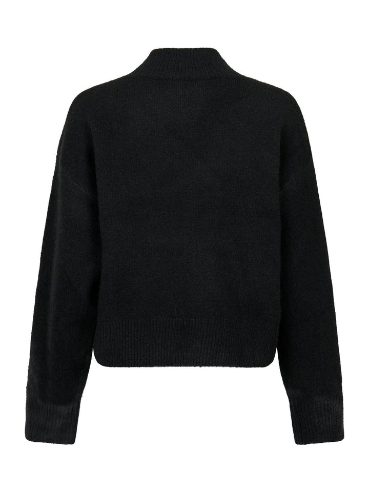 Paulina Knit Blouse  Black