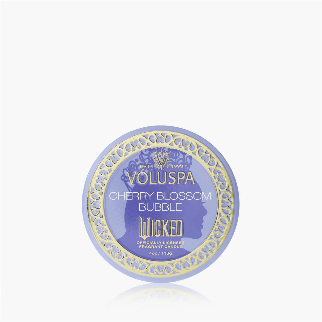 MINI TIN CANDLE 25T  Cherry Blossom Bubble