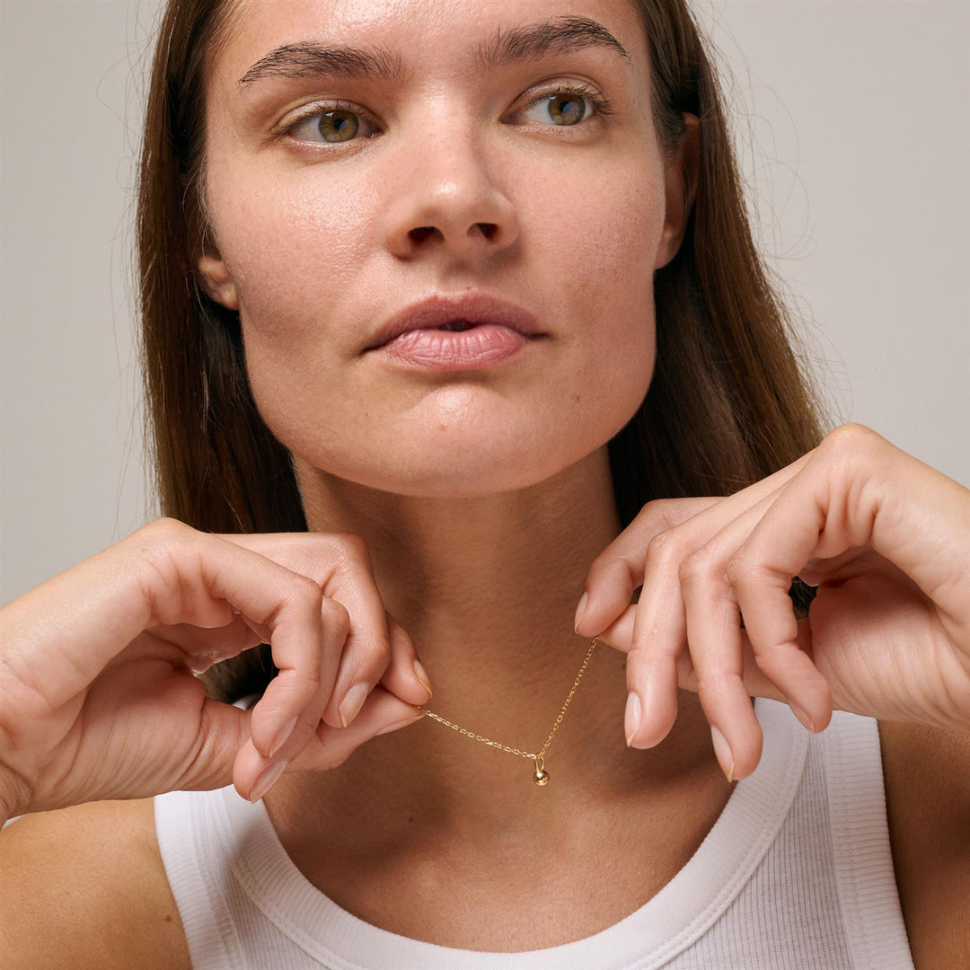 Necklace, Balloon  Gold