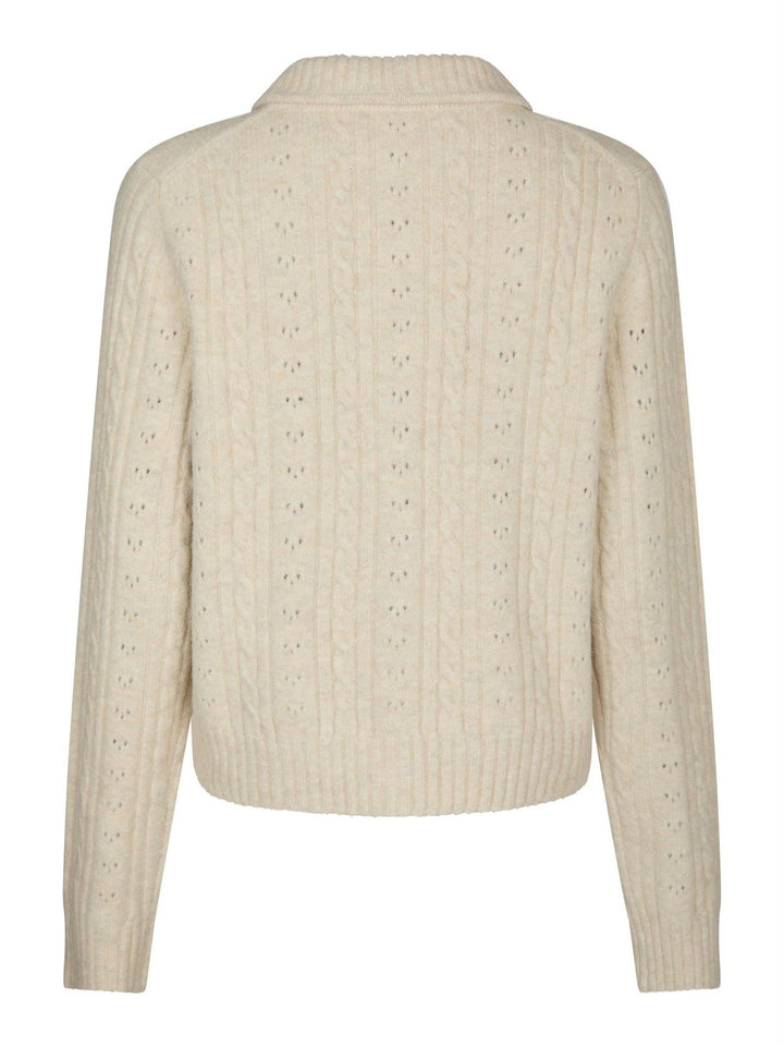 EMILIE KNIT CARDIGAN  Ivory