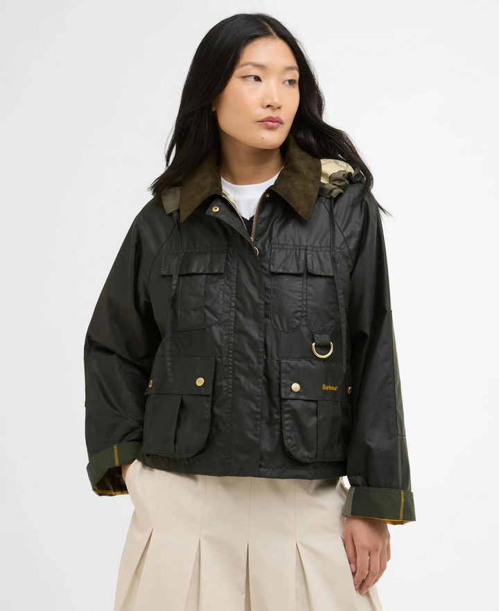 Barbour Liza Wax  Fern/Ancient