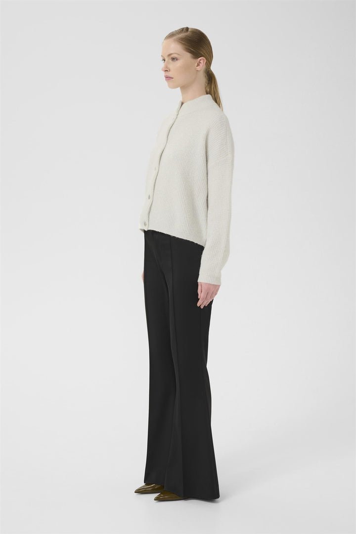 Gzalpha Shimmer Cardigan  Ivory With Lurex