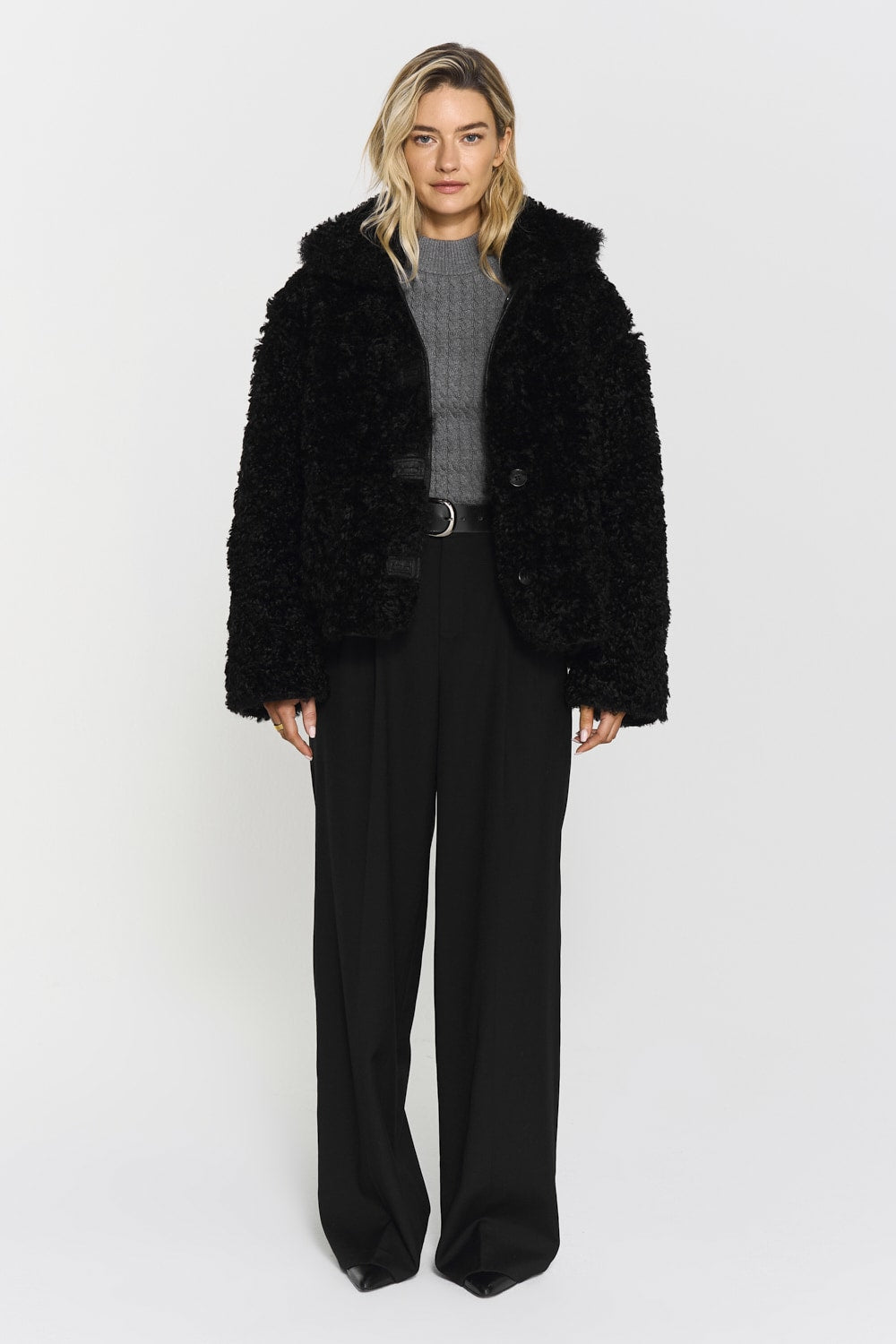 Mia Reversible Jacket  Black