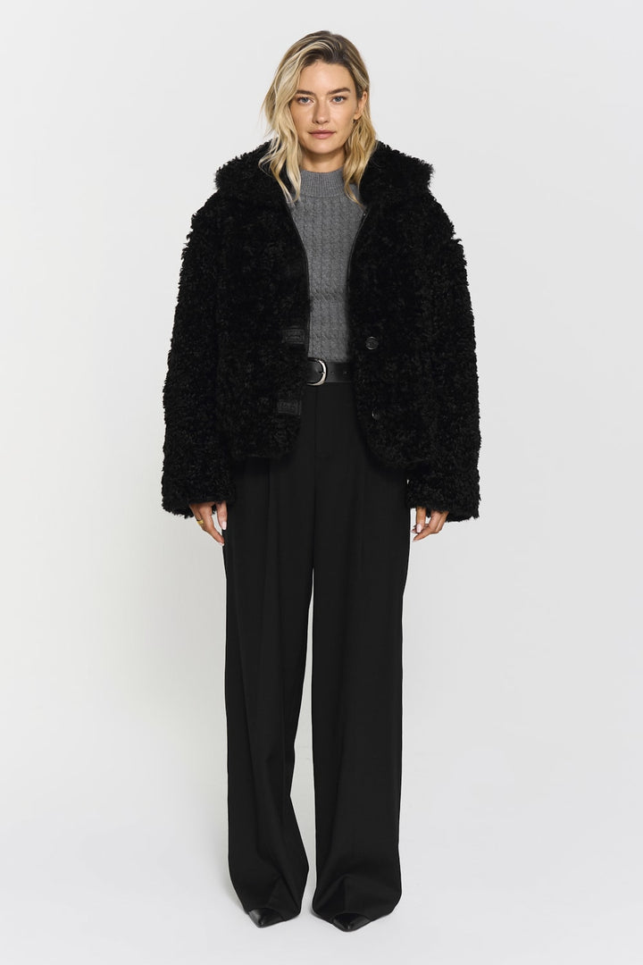Mia Reversible Jacket  Black