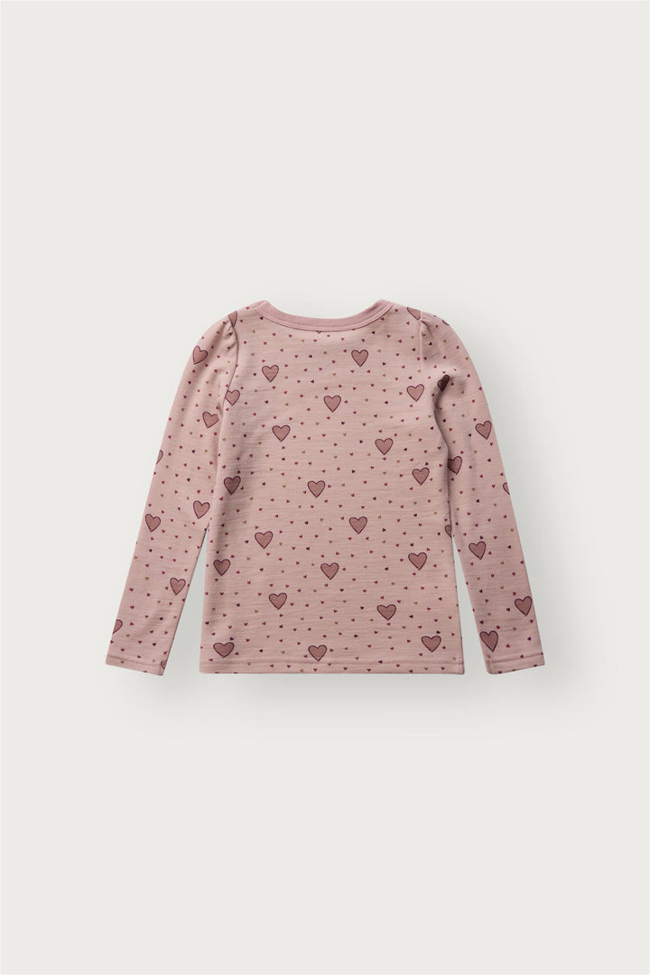 HCAbba Hearts Puff  Dusty Rose