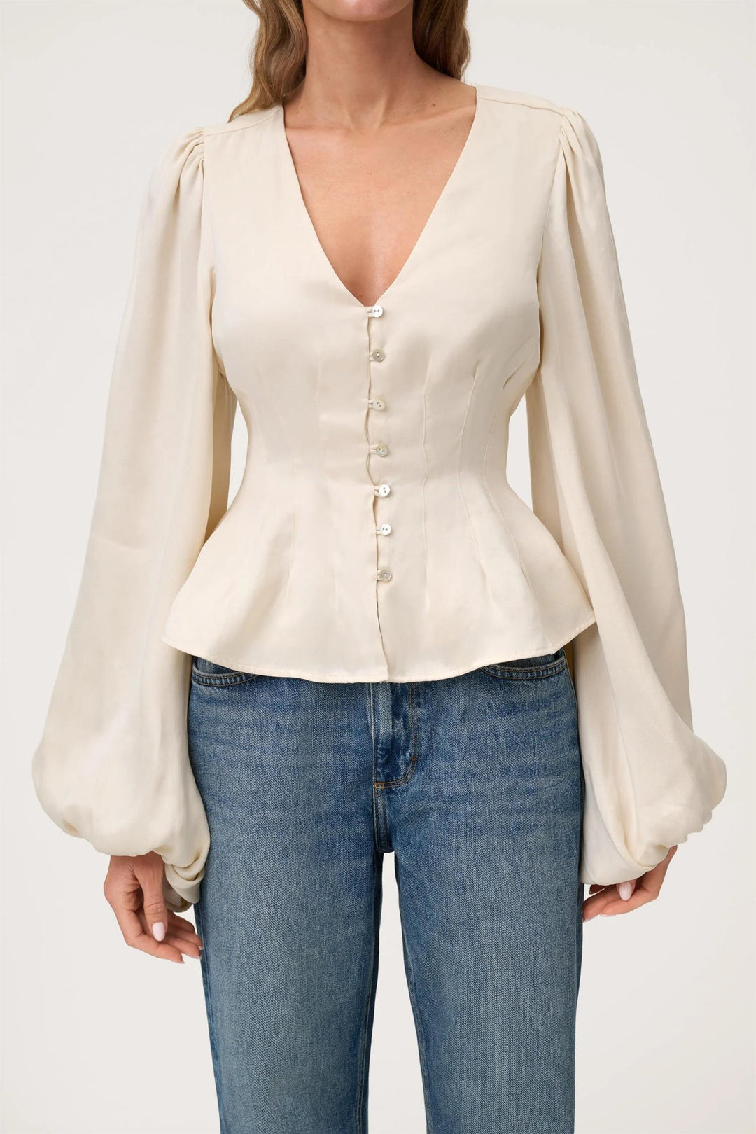 PALENA BLOUSE  Ivory
