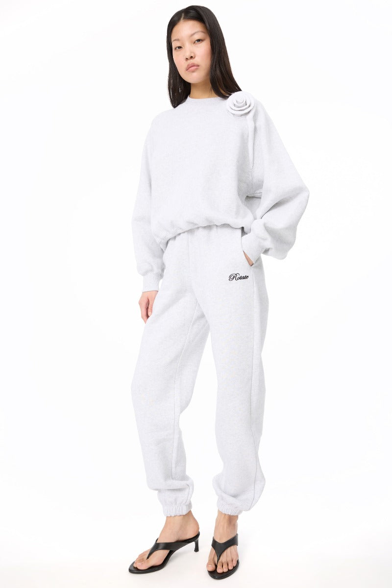 MIMI SWEATPANTS Light Grey Melange