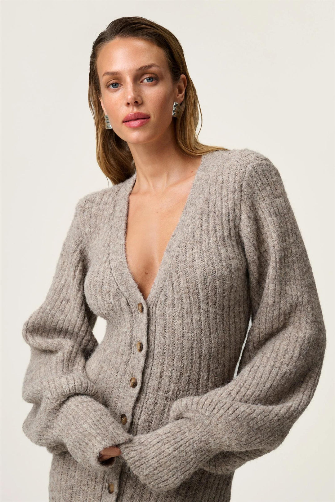 Montana Dress  Beige Melange
