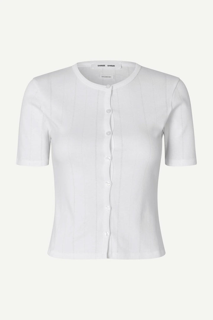 Sajuni Ss Cardigan  White