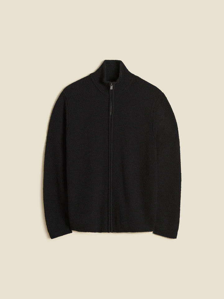 Atlantic Zip Cardigan  Black