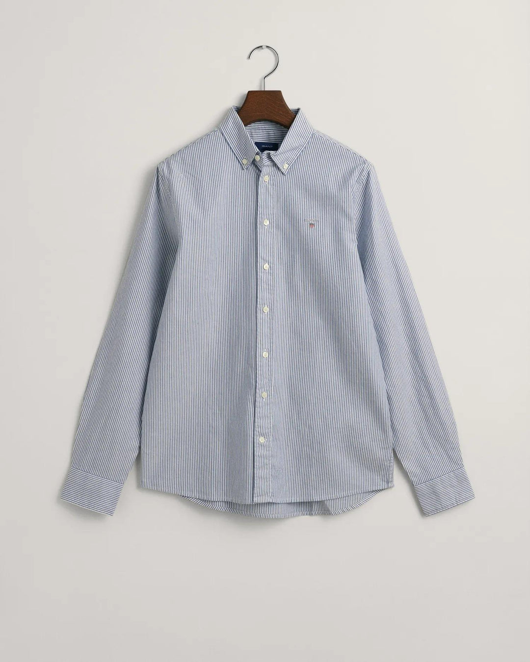 OXFORD STRIPE SHIRT  Persian Blue