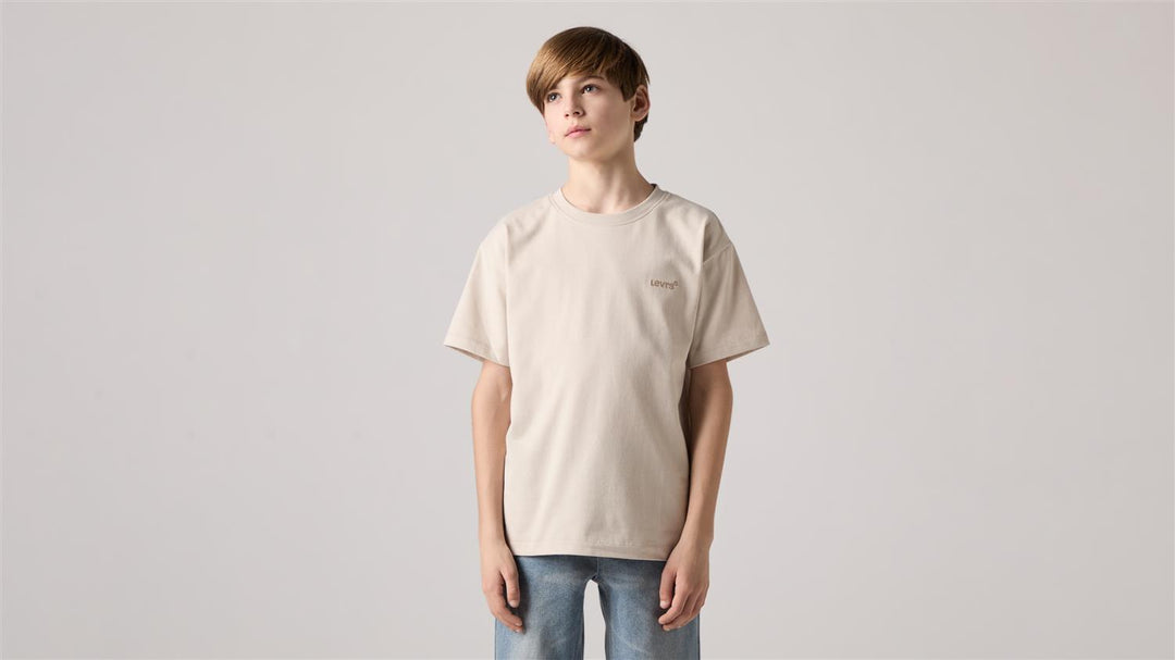 RED TAB VINTAGE TEE  Pumice Stone