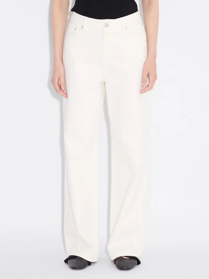 W Wide Jeans  Ecru