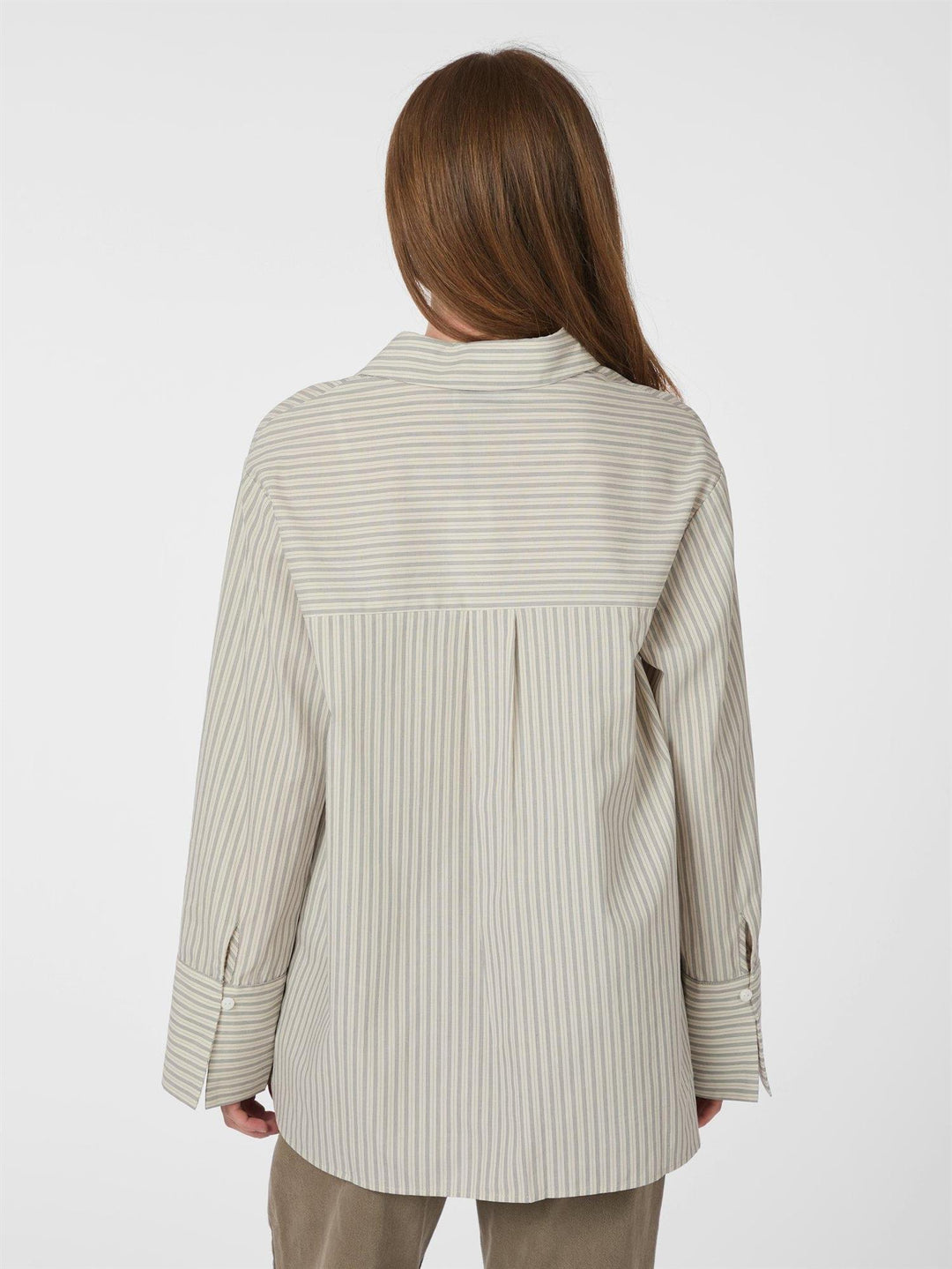 Dita double stripe shirt  Cream