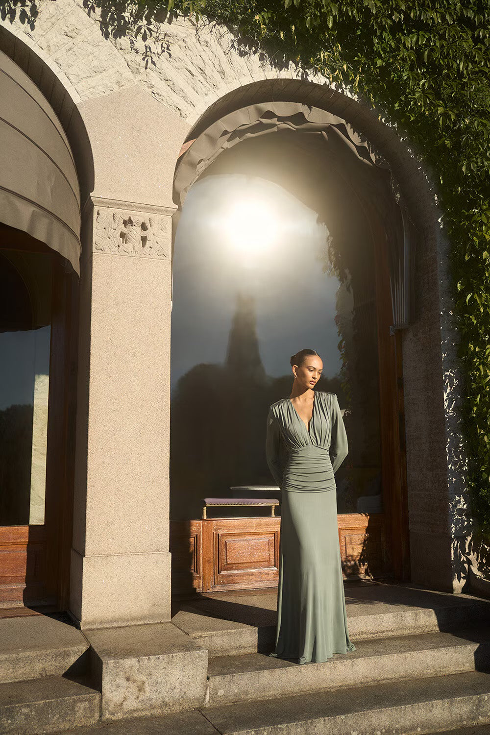 Kamelia Dress  Agave Green