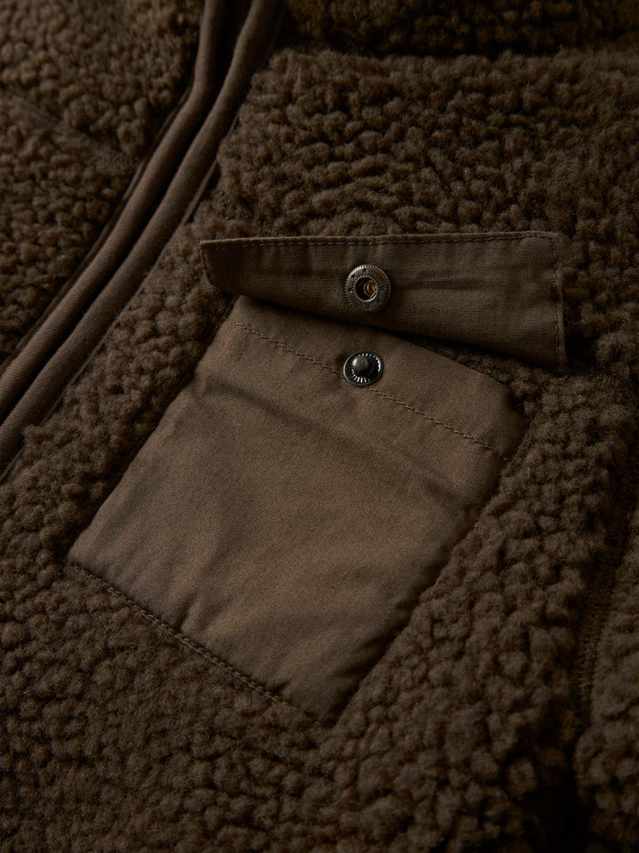 Nalo Nio Loose Jacket  Mørkebrun